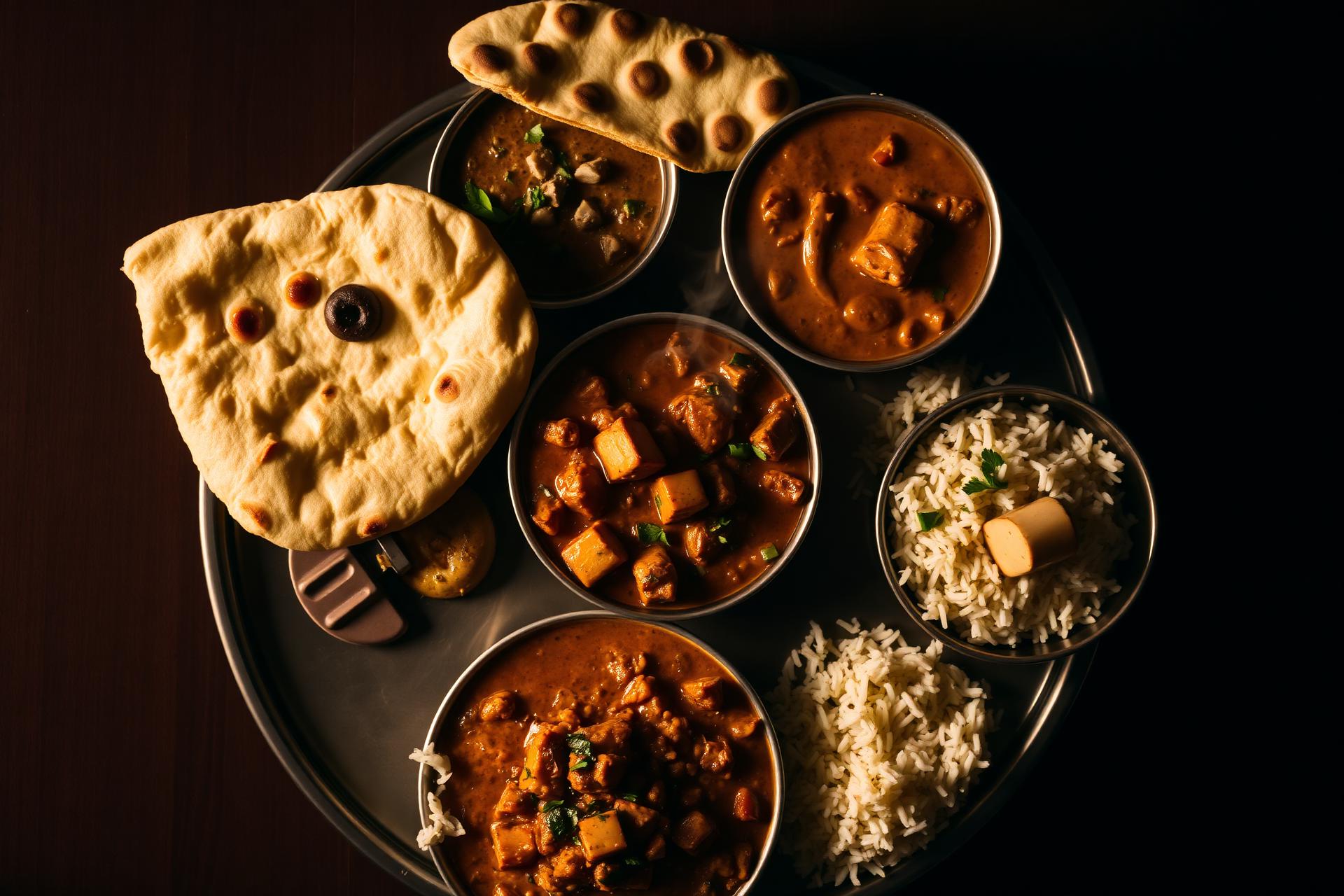 Authentic Punjabi thali